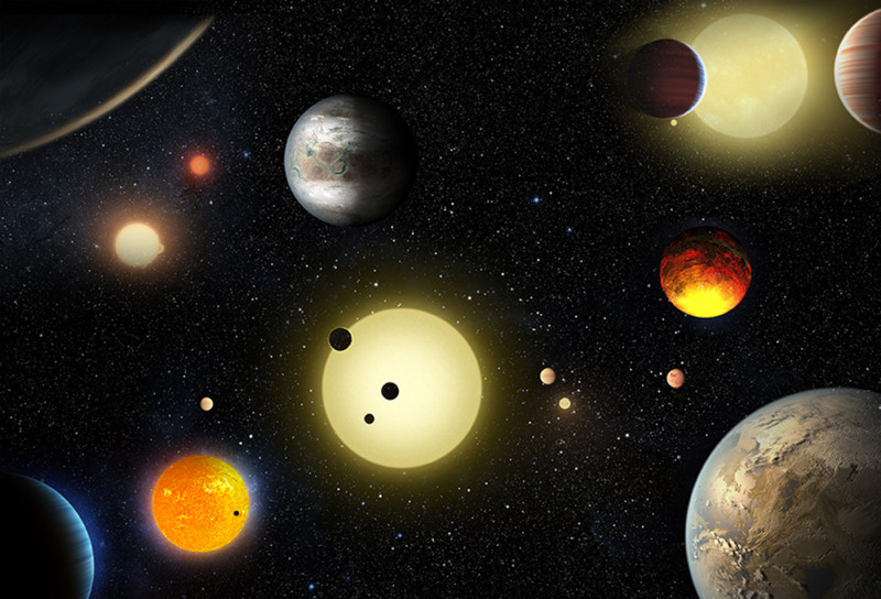 美國太空總署公布，開普勒太空望遠鏡證實又發現1284顆系外行星，其中近550顆是類似地球的星球。   圖：翻攝NASA官網