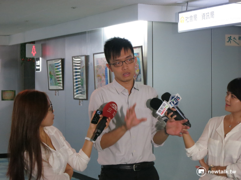 媒體報導，台北市長柯文哲子弟兵彭盛韶請辭，對此，他予以否認。   圖：呂佳峻/攝