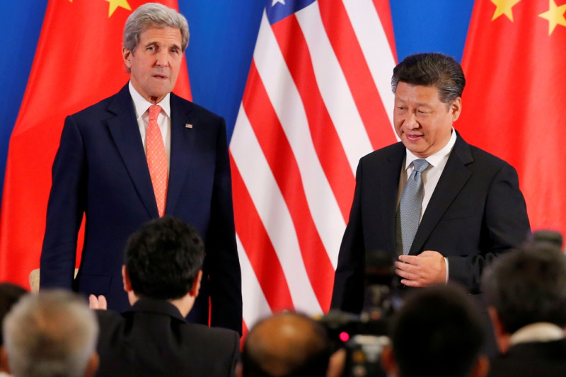 第八輪中美戰略與經濟對話6日在北京舉行，中國國家主席習近平致詞強調，中國和美國必須積累戰略互信，「要防止浮雲遮眼，避免戰略誤判。」   圖：達志影像/路透社