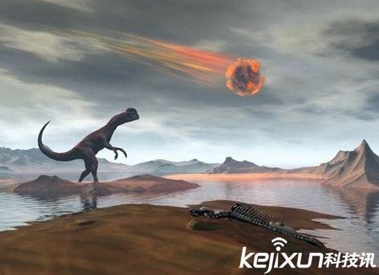 彗星撞擊地球，曾導致大型恐龍的滅絕。   圖 : 翻攝自科技訊
