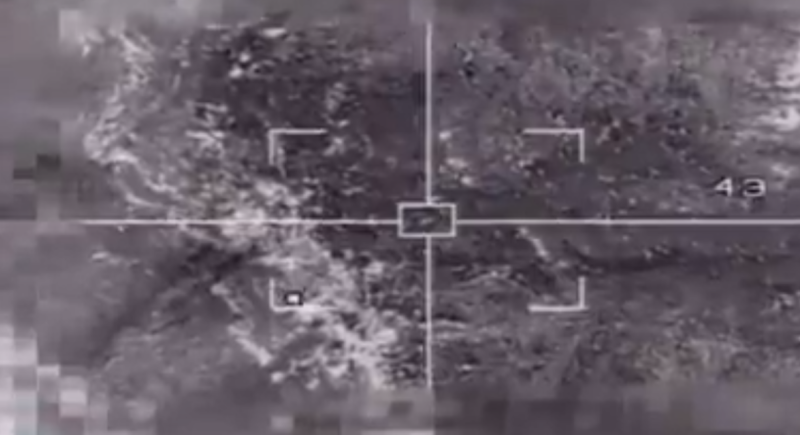 土耳其軍方發佈的空襲畫面   圖 : 翻攝自海外網（資料照）