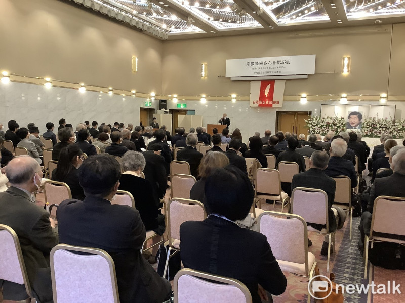 台獨聯盟日本總本部舉辦的追悼會有300人參加，是近年少見的大規模集會，雖然遲了二年，讓人更感念宗像隆幸。 圖：劉黎兒攝