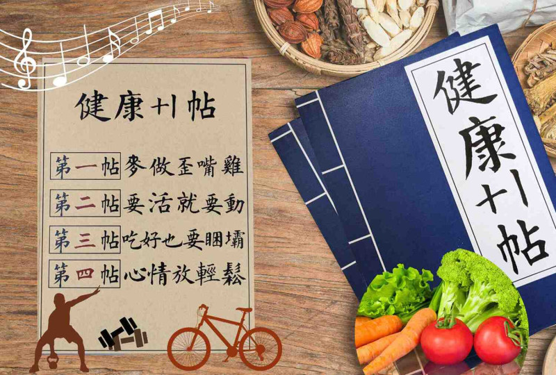 嘉義市政府推出健康＋1帖。   圖：嘉義市政府/提供