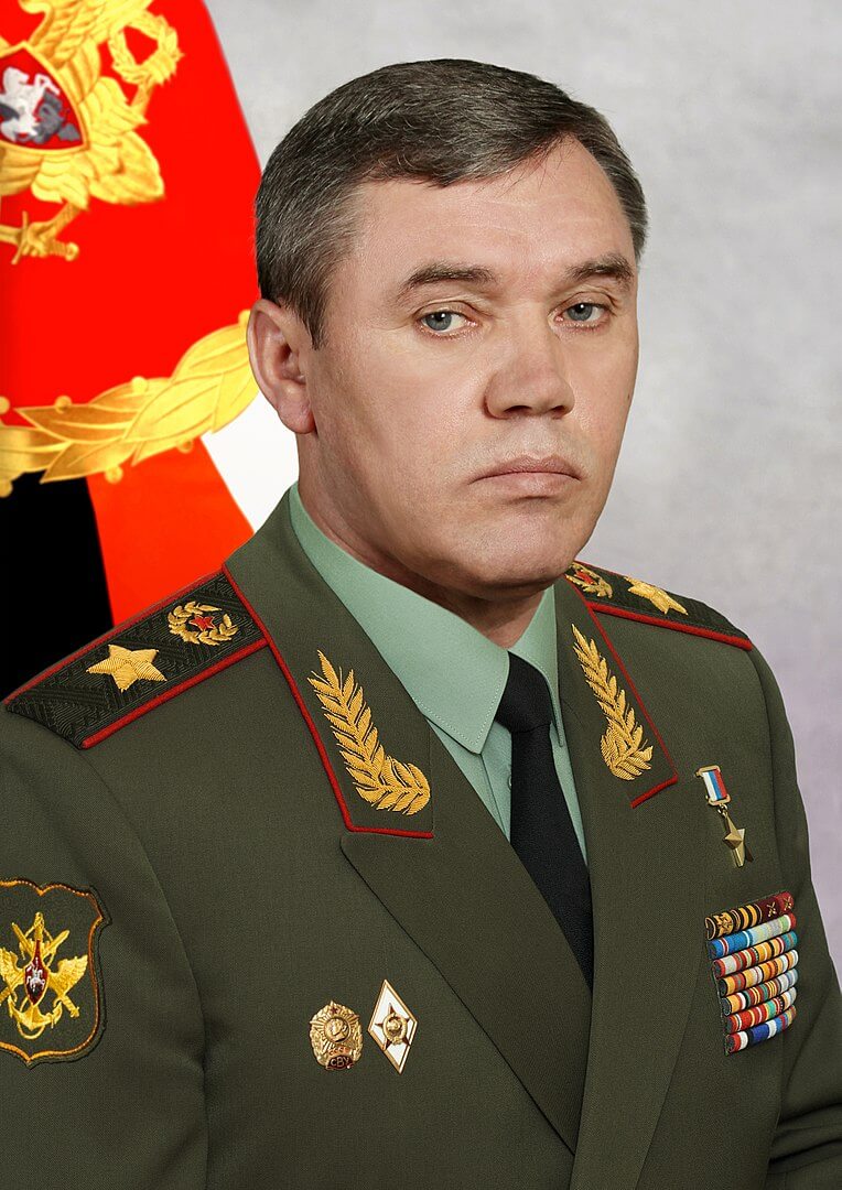 俄羅斯參謀總長吉拉西莫夫，上週親赴危險的烏東前線。   圖：維基百科