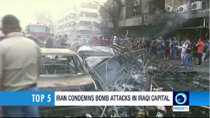 穆斯林神聖的齋戒月5日結束，期間連傳震驚全球的攻擊事件。圖為伊拉克首都巴格達3日遭炸彈攻擊造成超過200人喪生。   圖：翻攝網路