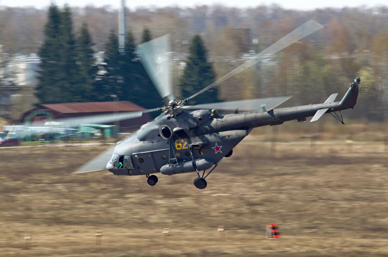 俄羅斯Mi-8直升機。   圖：翻攝維基百科/CC BY-SA 3.0