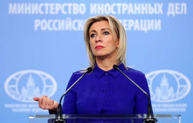 針對立陶宛稱俄入侵行動為「種族滅絕」，俄外交部發言人扎哈羅娃表示：「這應該被視為具挑釁、極端主義和政治虛偽的成分」。   圖：截自推特@nexta_tv