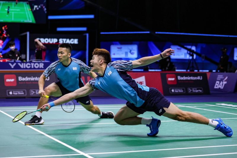 「麟洋配」王齊麟／李洋退日本男雙組合扳回一城。   圖／Badminton photo提供