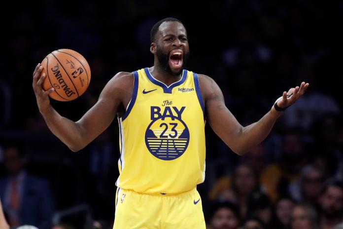 金州勇士大前鋒Draymond Green分析如何應對沒有主控Ja Morant的灰熊。   圖／美聯社／達志影像