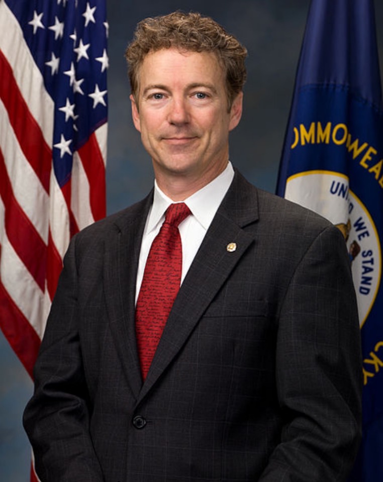 美國共和黨籍聯邦參議員蘭德．保羅（Rand Paul）。   圖：翻攝自維基百科公有領域（資料照）