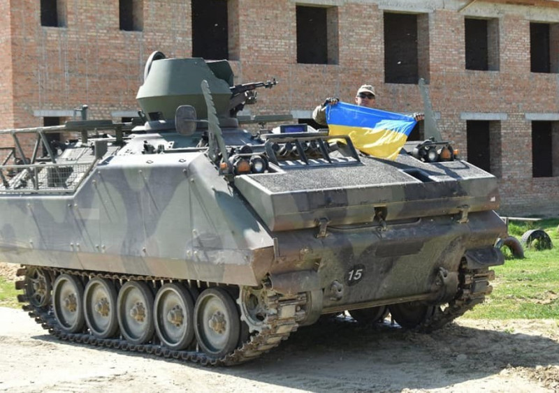 荷蘭軍援烏克蘭YPR-765 裝甲步兵車。   圖：翻攝自General Staff of the Armed Forces of Ukraine臉書
