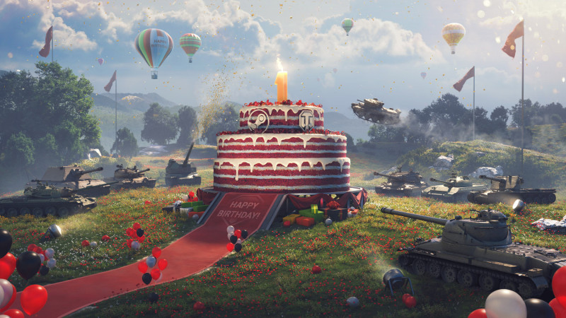 戰遊網今（16）天宣布，旗下《戰車世界》登上Steam 平台已正式滿一年了   圖：戰遊網/提供
