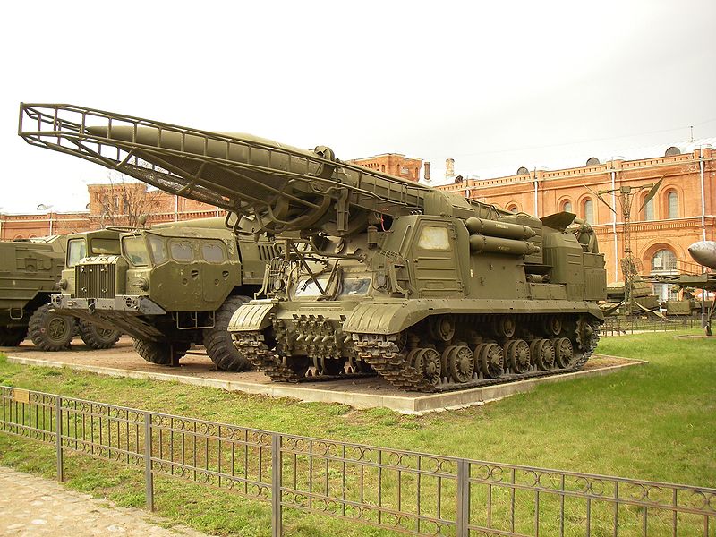 飛毛腿飛彈由蘇聯開發並廣泛出口，都可以攜帶核子彈頭。   圖：翻攝維基網站/One half 3544