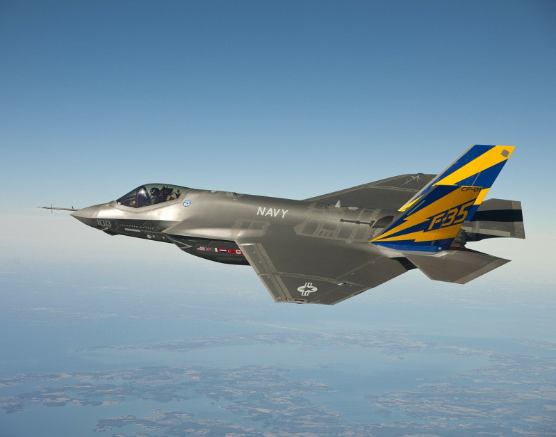 美國F-35戰機。   圖：翻攝自pixabay (資料照)