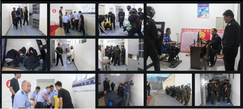 巴舍萊訪中前，「新疆警察文件」曝光上千張照片和中國官方文件，揭露維吾爾人遭迫害的證據，引發震撼。   圖：翻攝自新疆警方檔案網站