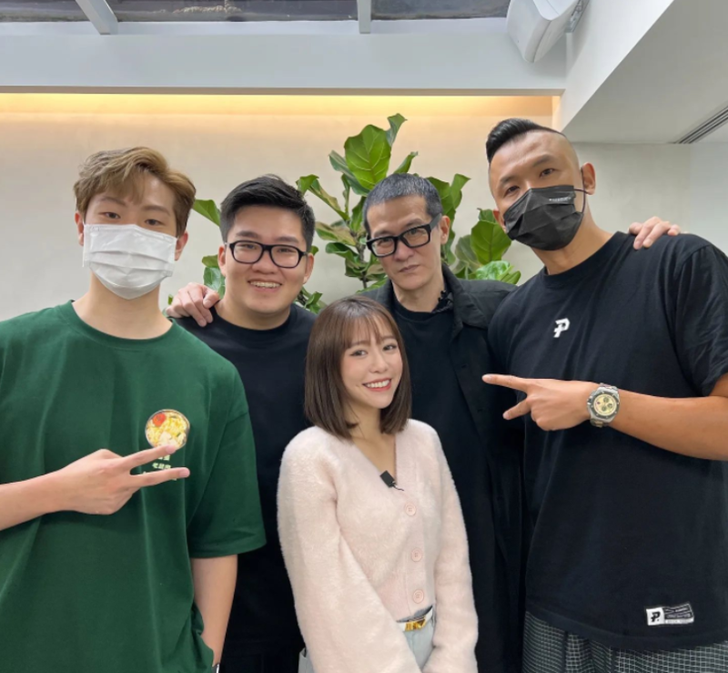 Joeman發出自己與紀卜心、Andy設計師的合照   圖：翻攝自Joeman IG