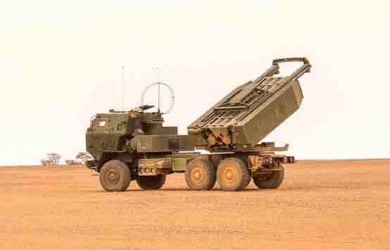 美軍海馬斯多管火箭發射車。   圖：翻攝自騰訊網