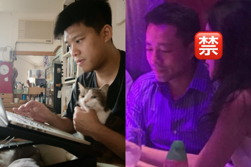 葛斯齊(左)表示自己握有汪小菲「外遇5女」的證據。   圖：翻攝自葛斯齊臉書