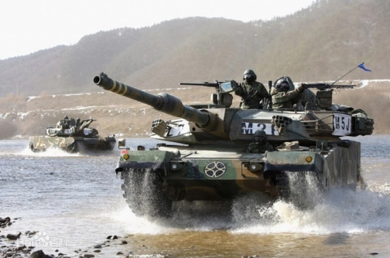 南韓K2「黑豹」(KNMBT)主力戰車。   圖：翻攝陸網/百度百科