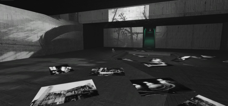 新北市美術館首檔「廢墟再迷走」線上典藏展虛擬展間畫面。   圖：新北市文化局提供