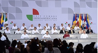 2014年在墨西哥舉行的美洲高峰會。(資料照片)   圖 : 翻攝自wikipedia
