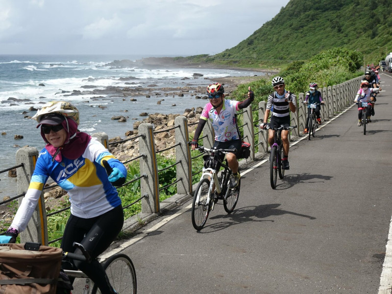 東北角壯闊山海景觀。   圖：中華民國自行車騎士協會提供