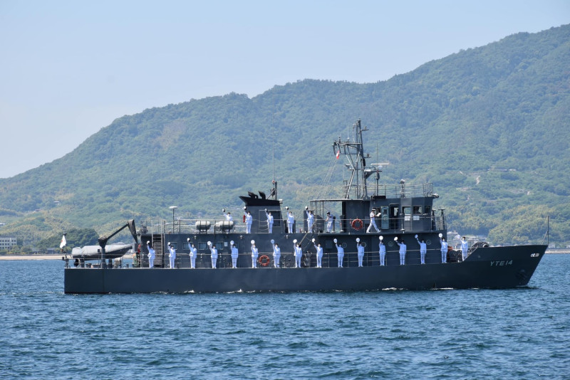 日本海上自衛隊。   圖：翻攝自防衛省 臉書