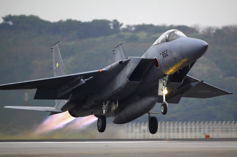 日本航空自衛隊F-15戰機。   圖：防衛省統合幕僚監部
