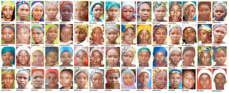 200多名遭綁架的奈及利亞女學生下落不明，事經853天，她們的家人仍在期待她們回家。   圖：翻攝「拯救我們的女孩」臉書