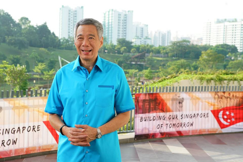 新加坡8月歡度國慶，總理李顯龍活動滿檔。   圖：翻攝李顯龍臉書