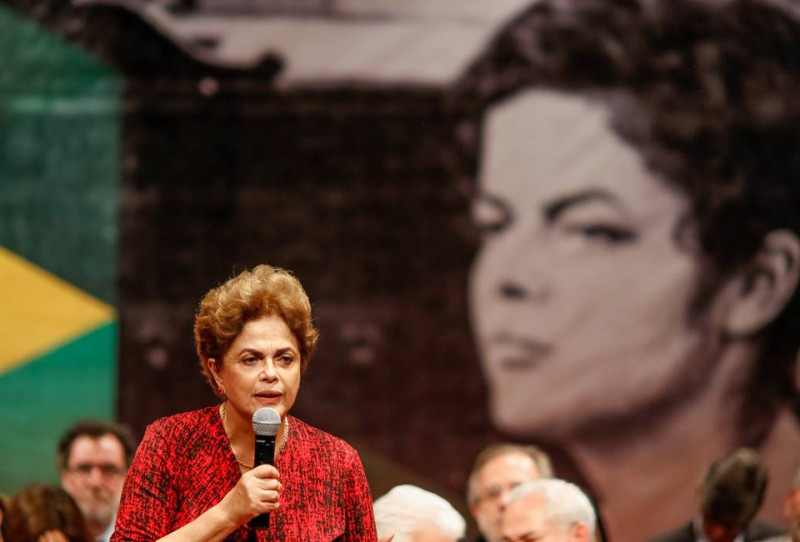 巴西總統羅賽芙下台，也代表長達13年的工黨霸權暫時畫下休止符。   圖：翻攝羅賽芙臉書