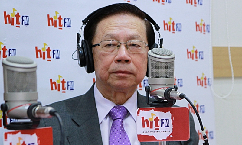 前外長田弘茂5日受訪時強調他是台灣派，不會公開反對制憲正名，但也不會把所有心力放在這上面。   圖：Hit Fm台北之音提供