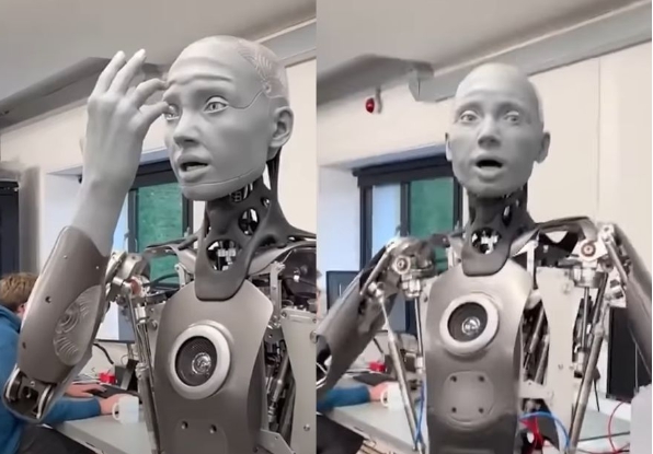 谷歌公司的工程師爆料稱，一個用人工智慧演算法搭建出的智慧聊天機器人程式，竟然有了「自主情感」。(示意圖)   圖 : 翻攝自YouTube/ Engineered Arts