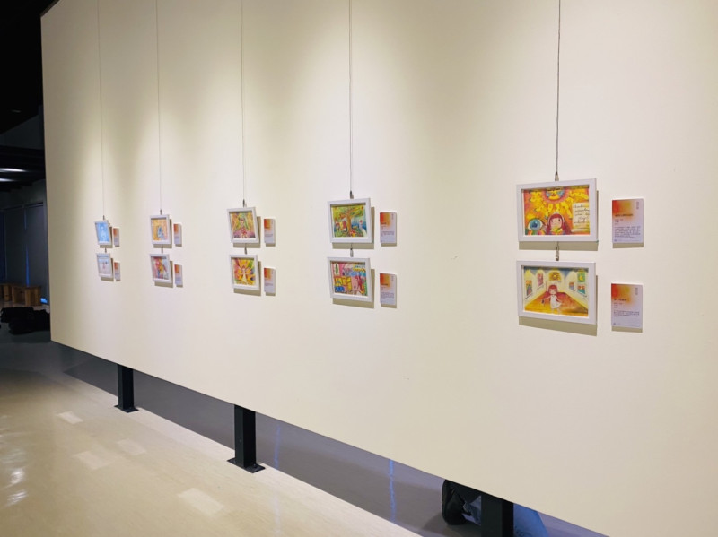 《八分之一的世界》林芳語Fanny繪本系列巡迴畫展6月12日起至6月20日於新北市藝文中心展出。   圖：新北市文化局/提供