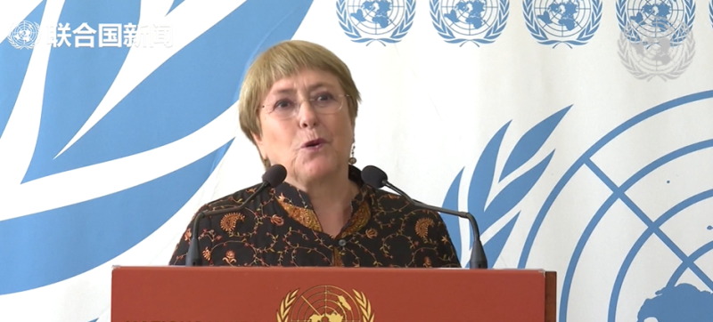 在爭議聲中，聯合國人權事務高級專員巴舍萊（Michelle Bachelet）宣布不續任。   圖：擷自聯合國官網