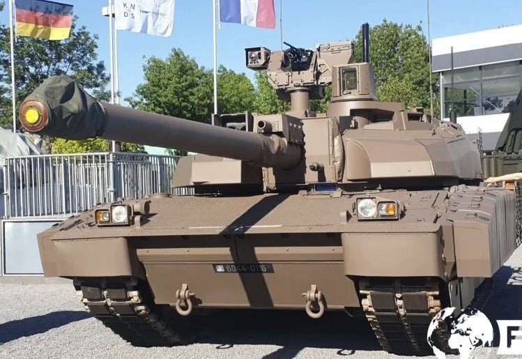 法國新改進型號的「勒克雷爾」 XLR 主戰坦克。   圖：翻攝自騰訊網
