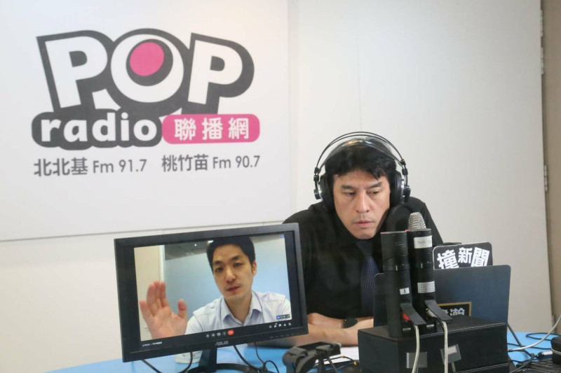國民黨台北市長參選人蔣萬安接受《POP撞新聞》主持人黃暐瀚專訪。   圖：《POP撞新聞》/提供