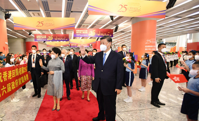 中國國家主席習近平在訪香港後，多日未現身。   圖：翻攝新華網
