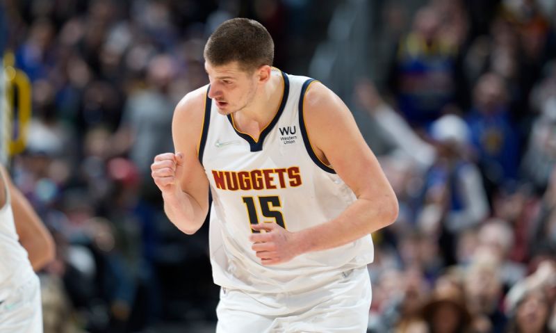 金塊中鋒Nikola Jokic。   圖／美聯社／達志影像