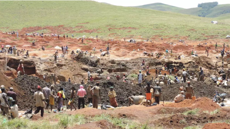 烏干達 ( Uganda ) 發現的 3100 萬噸金礦，總價值約  12.8 萬億美元，圖為奈及利亞礦區。(示意圖)   圖：取自搜狐網（資料照）