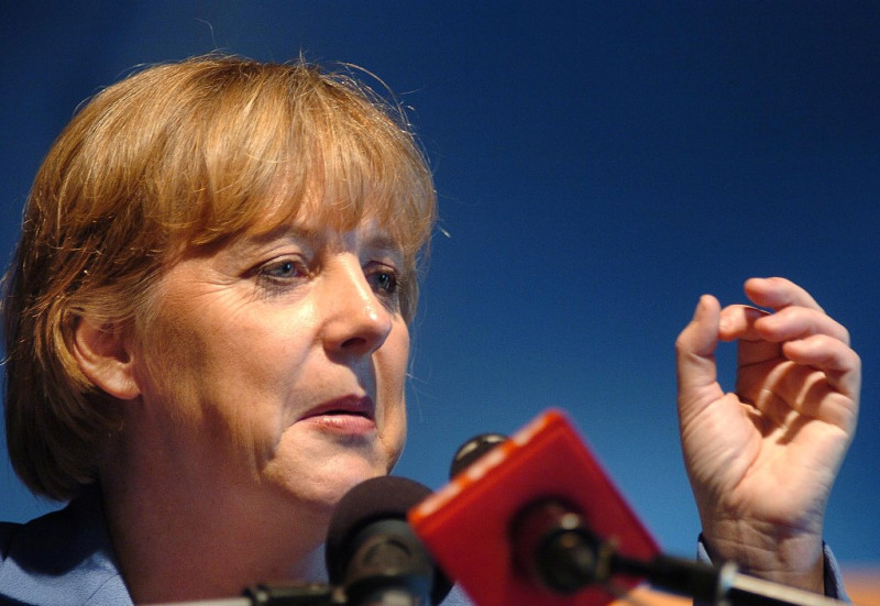 德國總理梅克爾（Angela Merkel）18日表示，解決全球問題的唯一方式是共同合作，呼籲各國勿自行其是。   圖：達志影像/美聯社資料照片