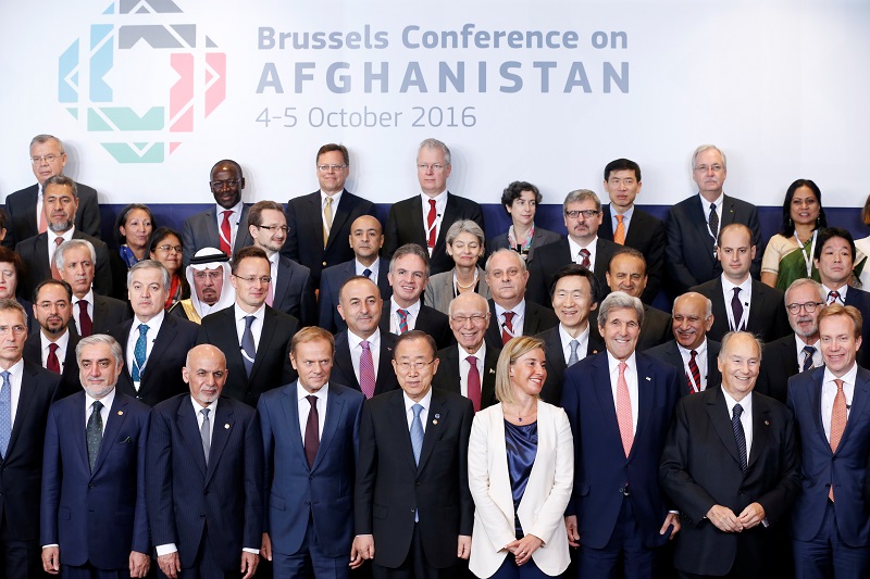 超過70個國家和國際非政府組織（NGO）5日在布魯塞爾召開阿富汗重建援助會議，承諾至2020年將對阿富汗提供金援。   圖：達志影像/路透社