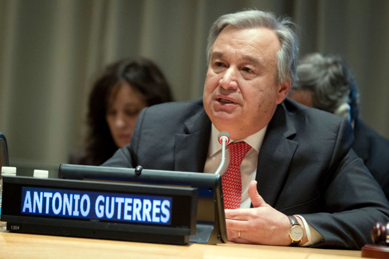 聯合國大會13日正式任命葡萄牙前總理古特雷斯為下任聯合國秘書長。   圖：聯合國圖片/Manuel Elias