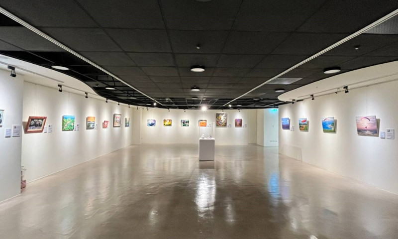 新北市美麗永安藝文中心自即日起至7月25日展出《暖暖靈魂–感受身心障礙藝術展》。   圖：新北市文化局提供