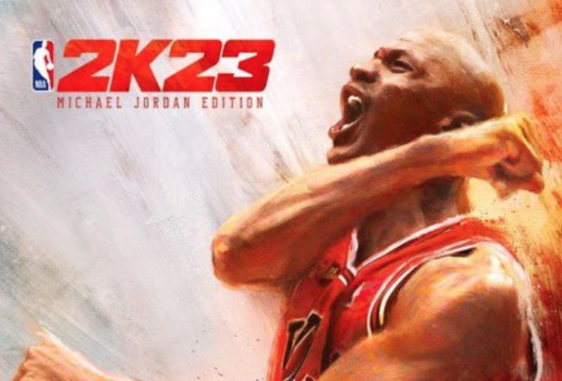 Michael Jordan榮獲2K23封面。   圖／取自NBA2K推特