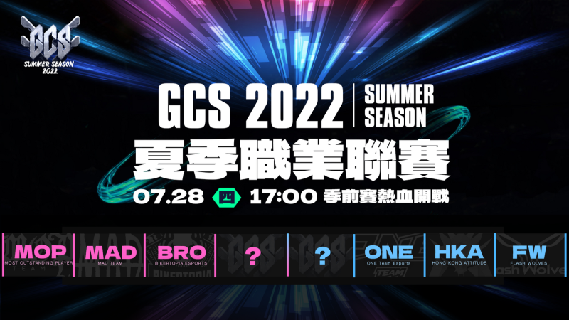 GCS夏季賽將於7月28日至31日期間以季前賽揭開序幕 圖：Grana/提供