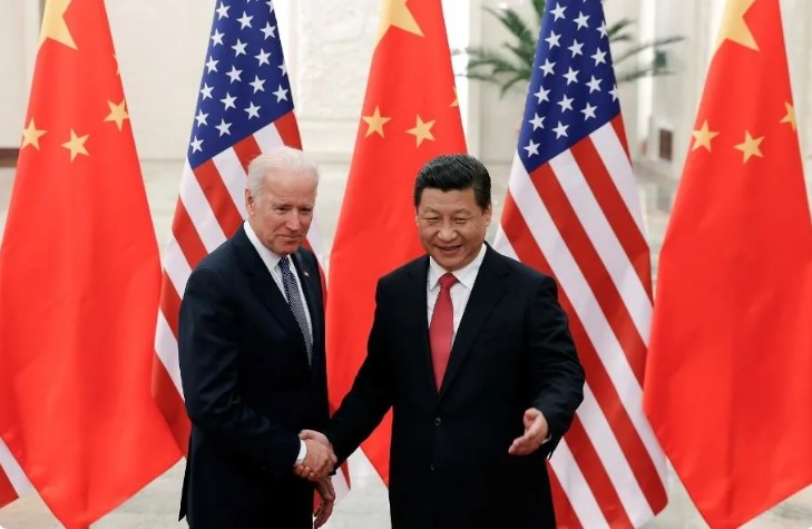 美國總統拜登（左）與中國國家主席習近平（右）。   圖：達志影像／美聯社（資料照）