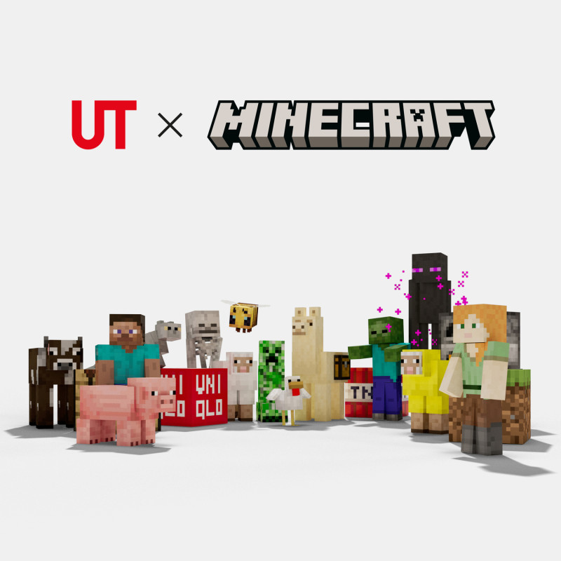UNIQLO與超人氣沙盒遊戲Minecraft再度合作   圖：UNIQLO/提供