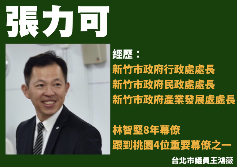 台北市議員王鴻薇爆林智堅親信張力可聯繫中華大學就論文抄襲爭議下指導棋。   圖：王鴻薇辦公室 / 提供