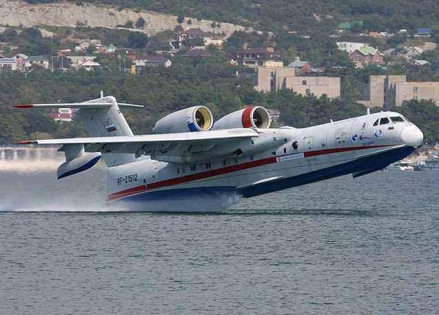 俄羅斯Be-200水上飛機。 圖：翻攝陸網xuehua.us
